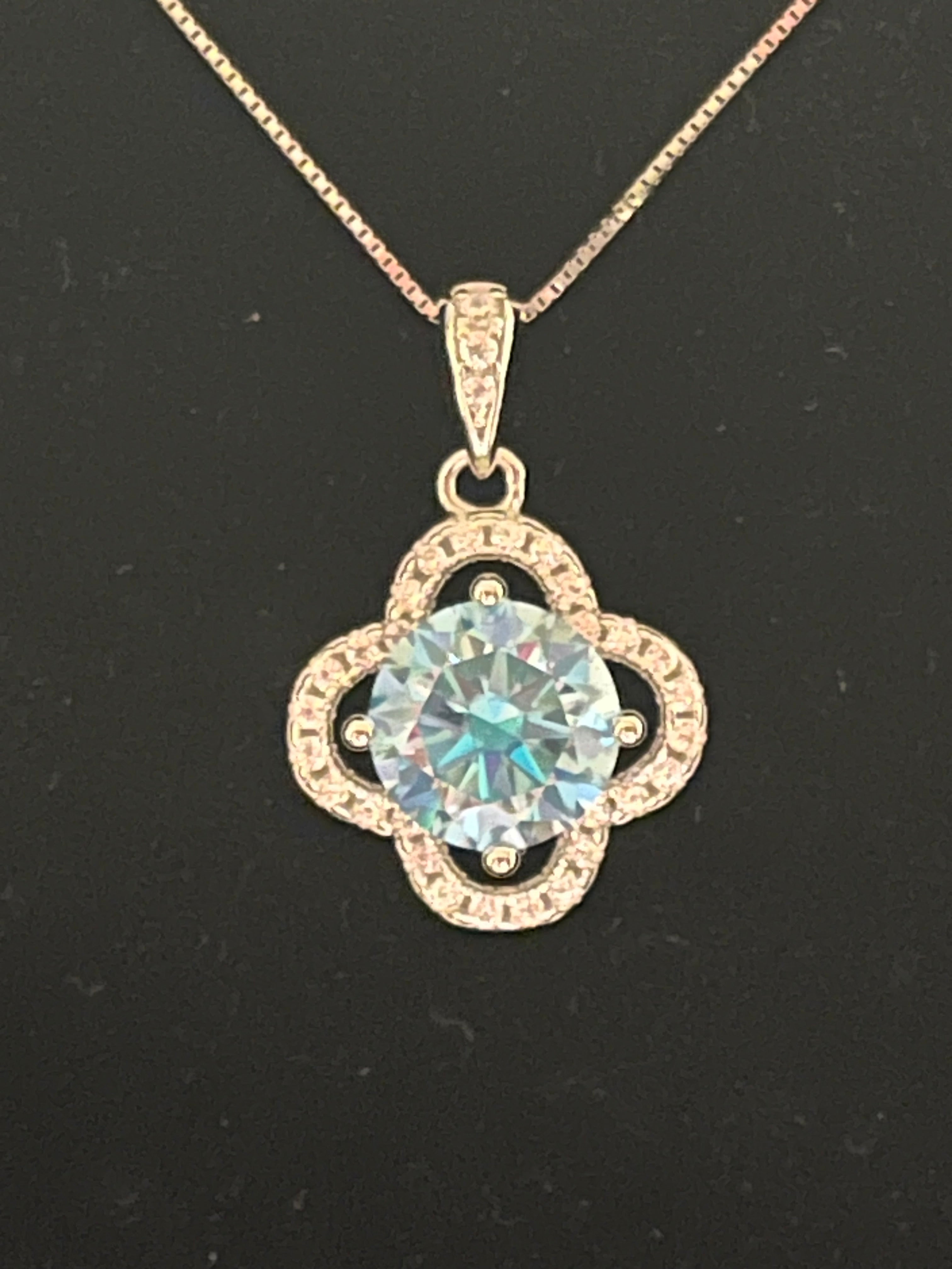 Moissanite necklace