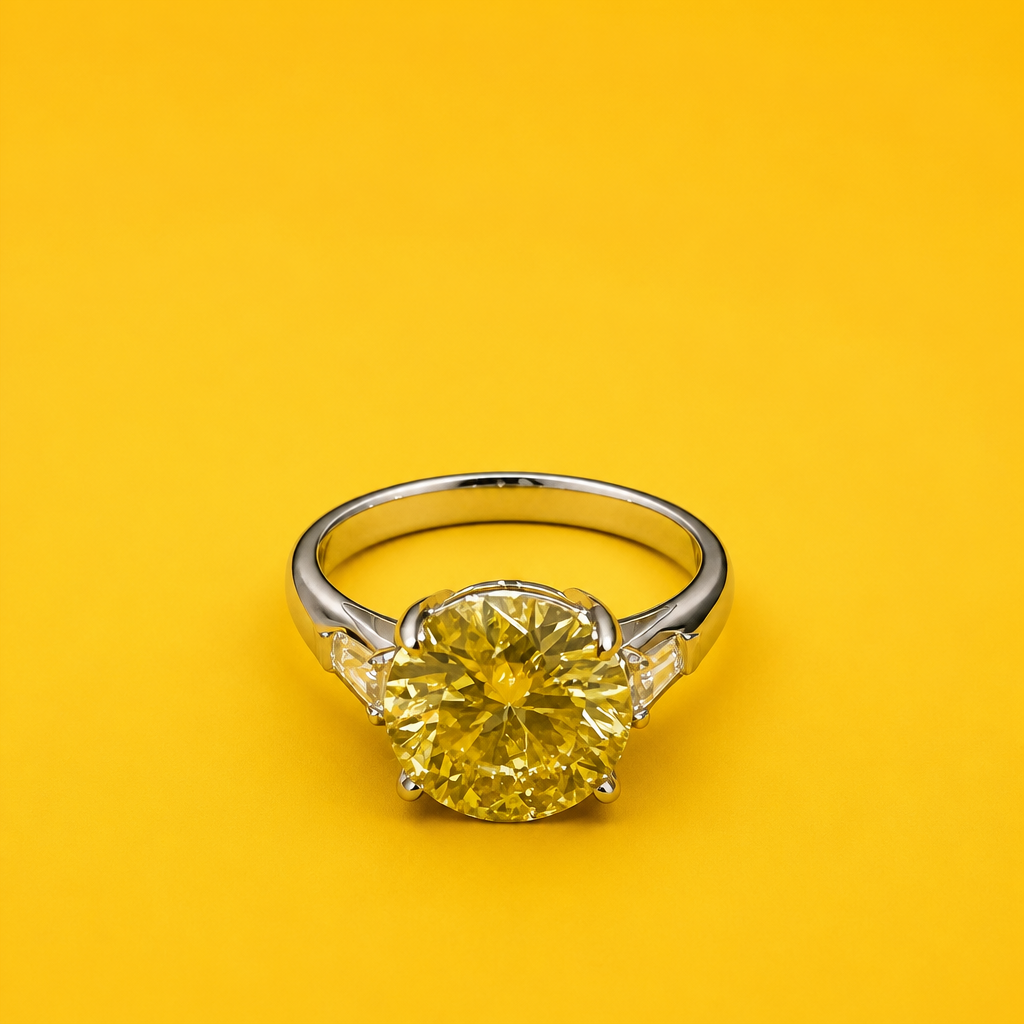 Moissanite ring