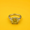Moissanite ring