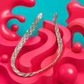 Silver Herringbone bracelet