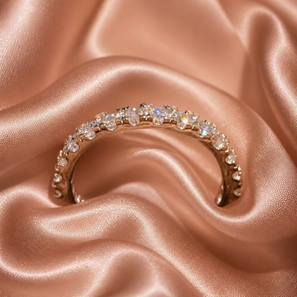Moissanite ring