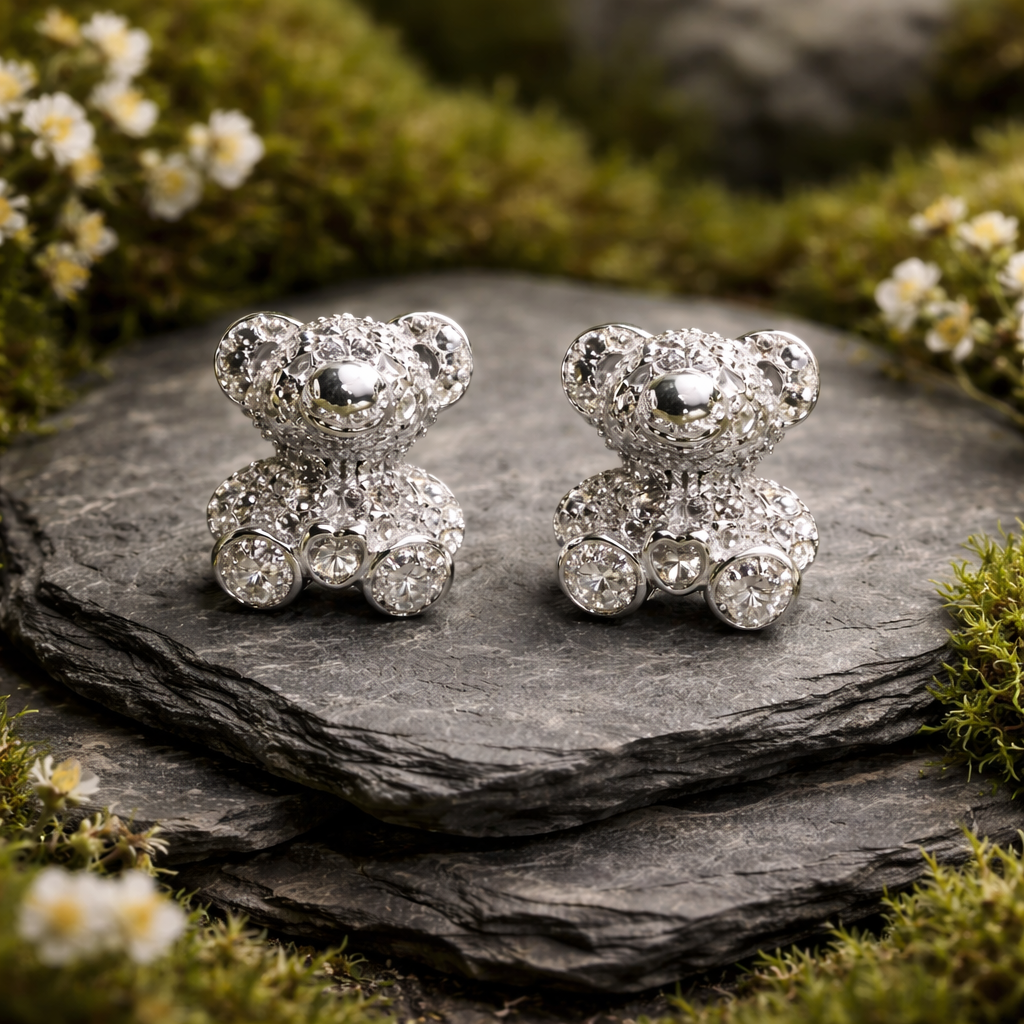 Moissanite earrings