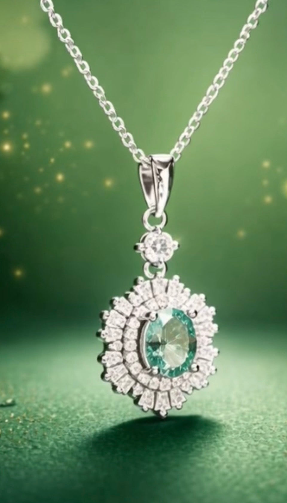 Moissanite necklace