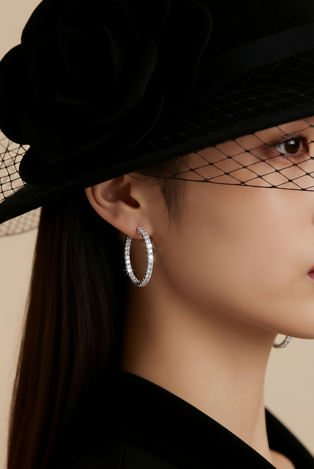 Moissanite earrings