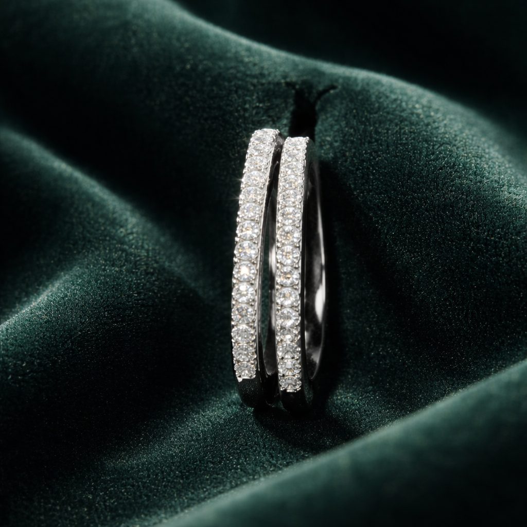 Moissanite earrings