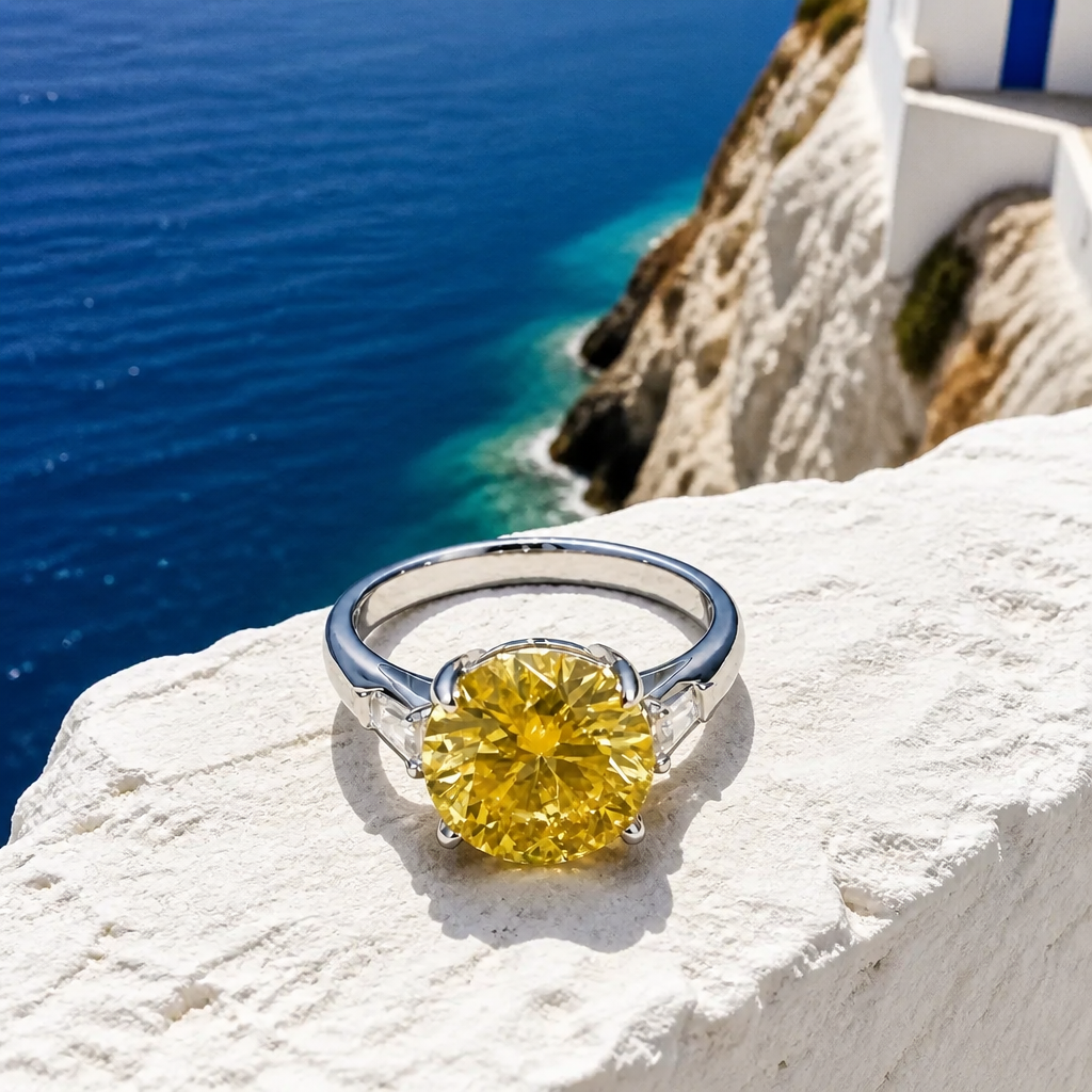 Moissanite ring