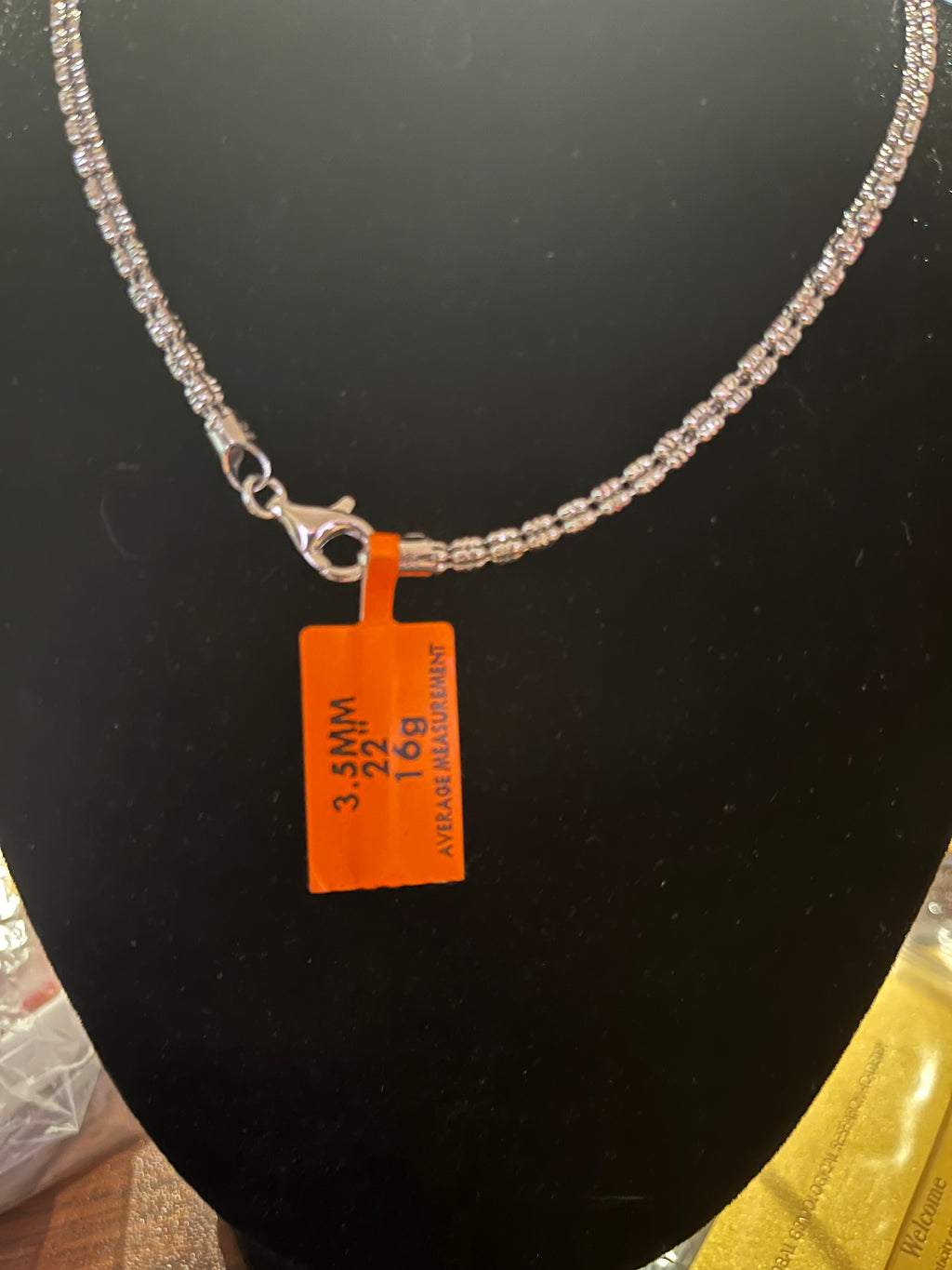 Silver necklace