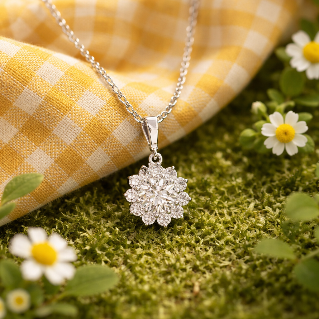 Moissanite necklace