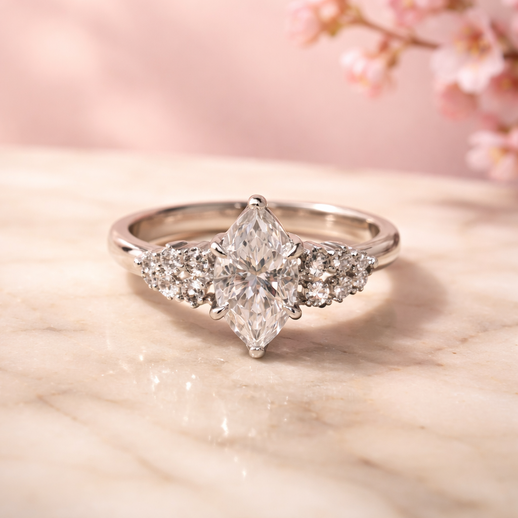 Moissanite ring