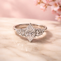 Moissanite ring