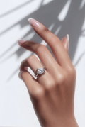 5 carat moissanite ring