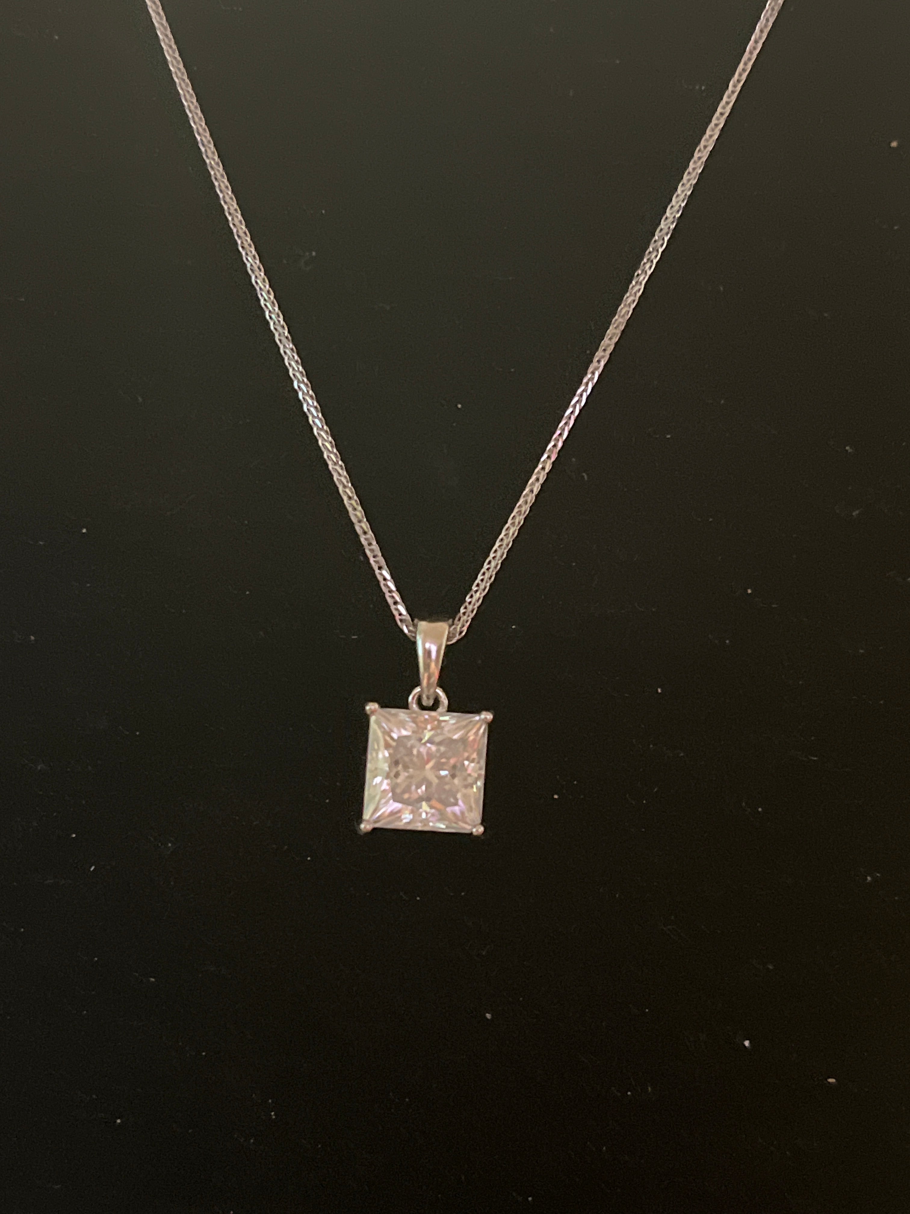 Moissanite necklace