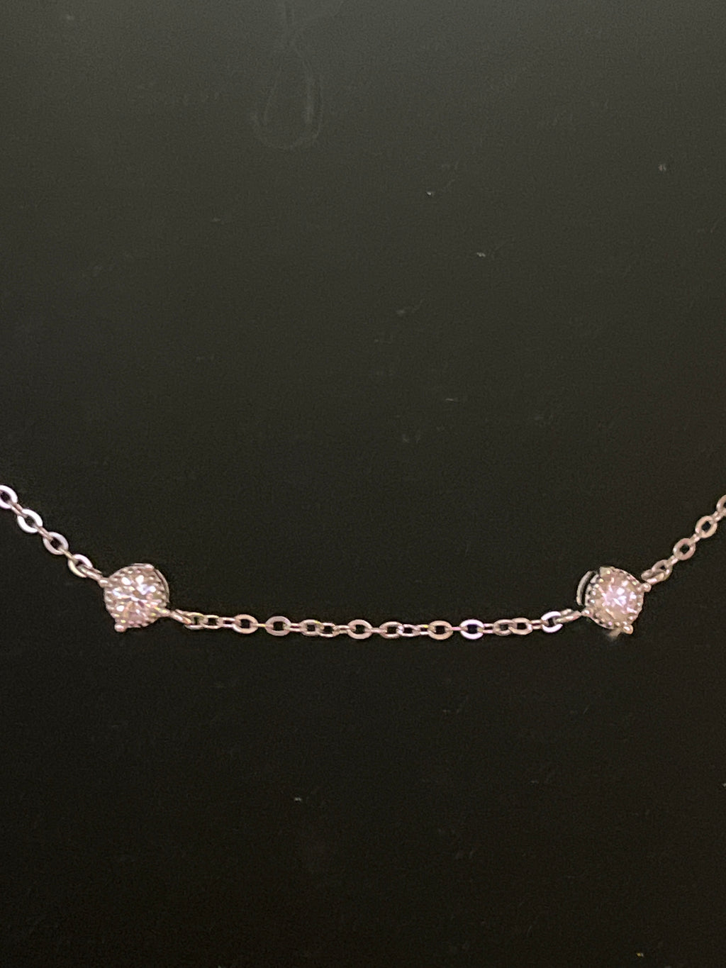Moissanite necklace