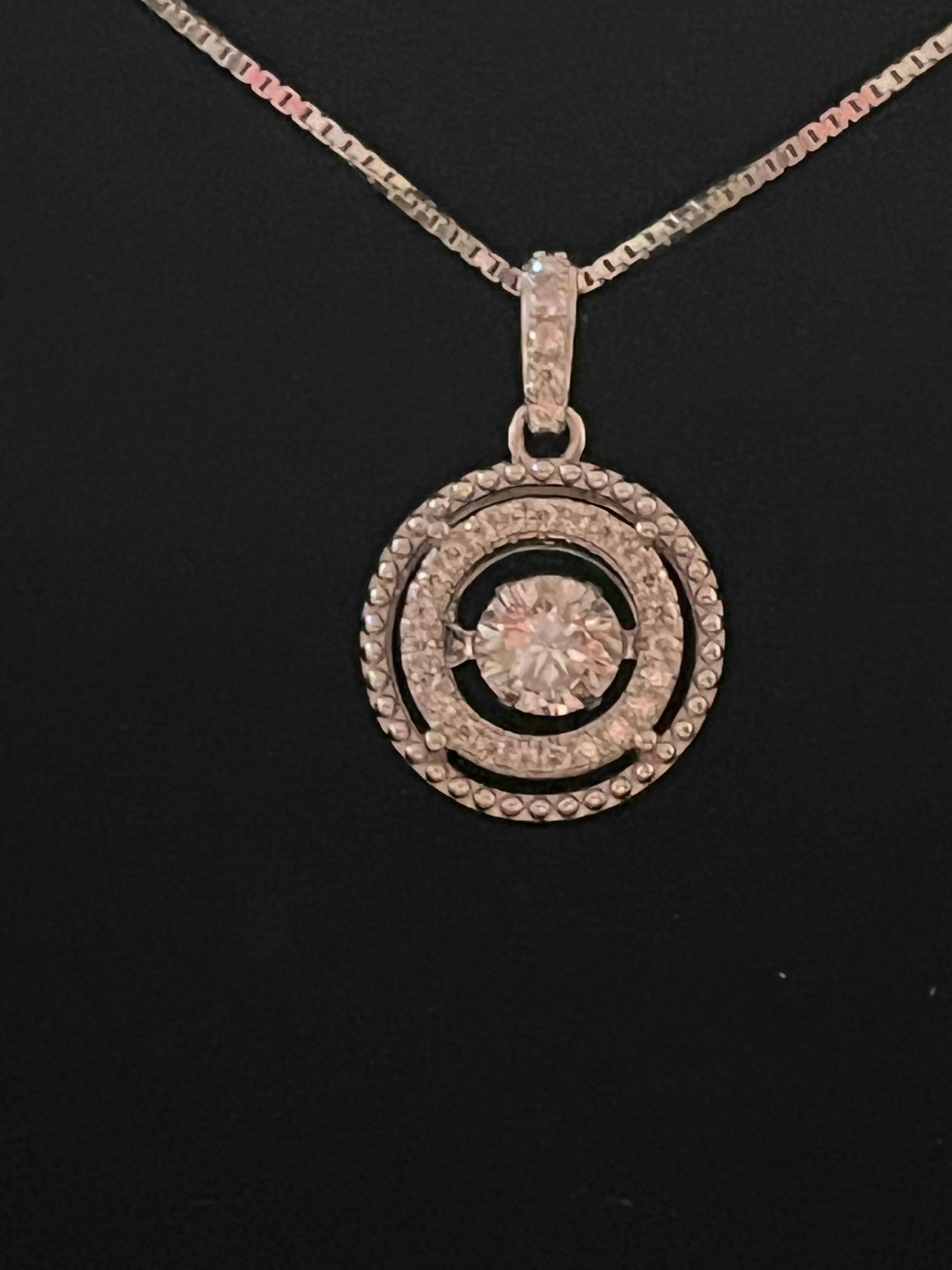 Moissanite necklace