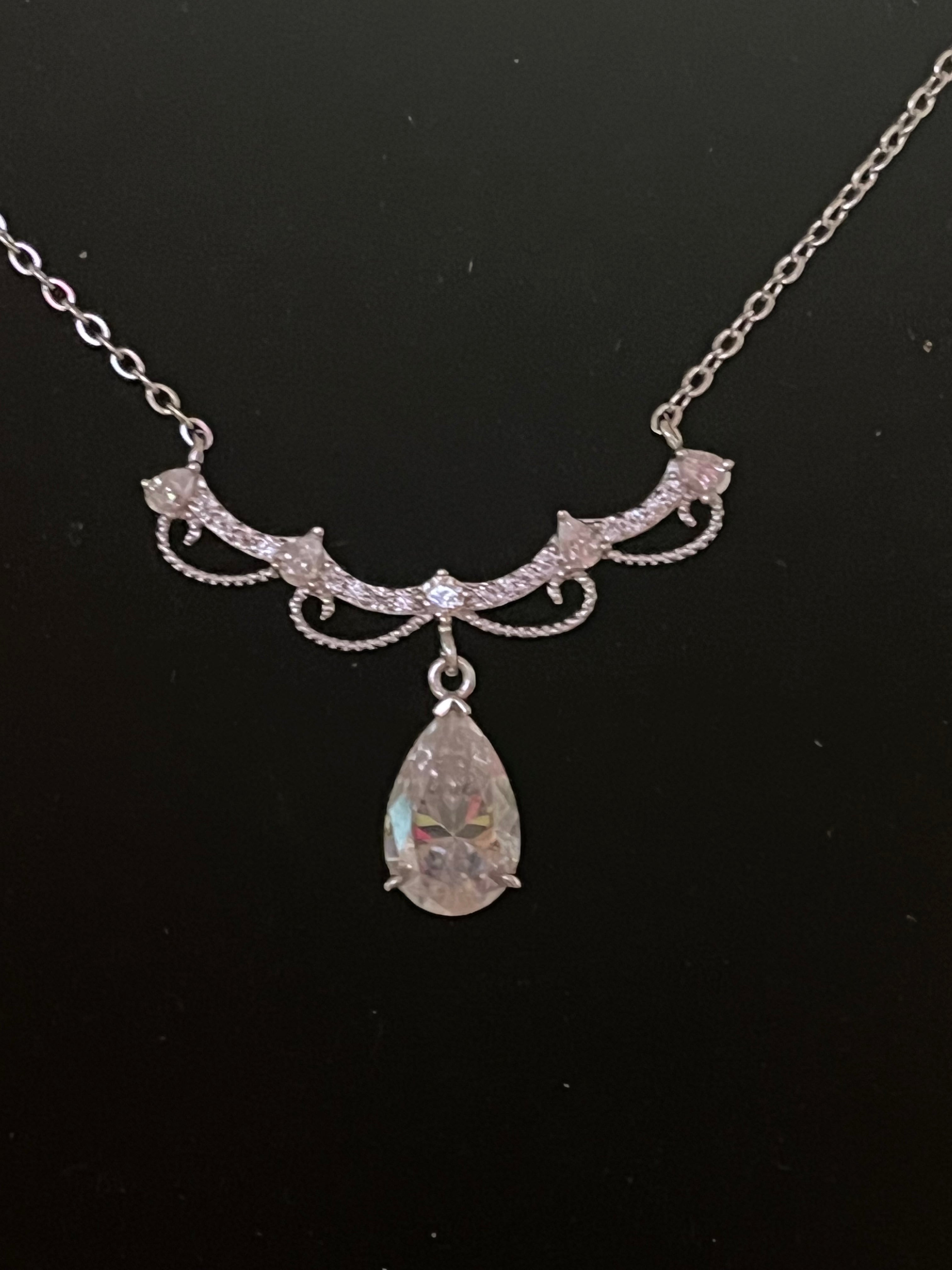 Moissanite necklace
