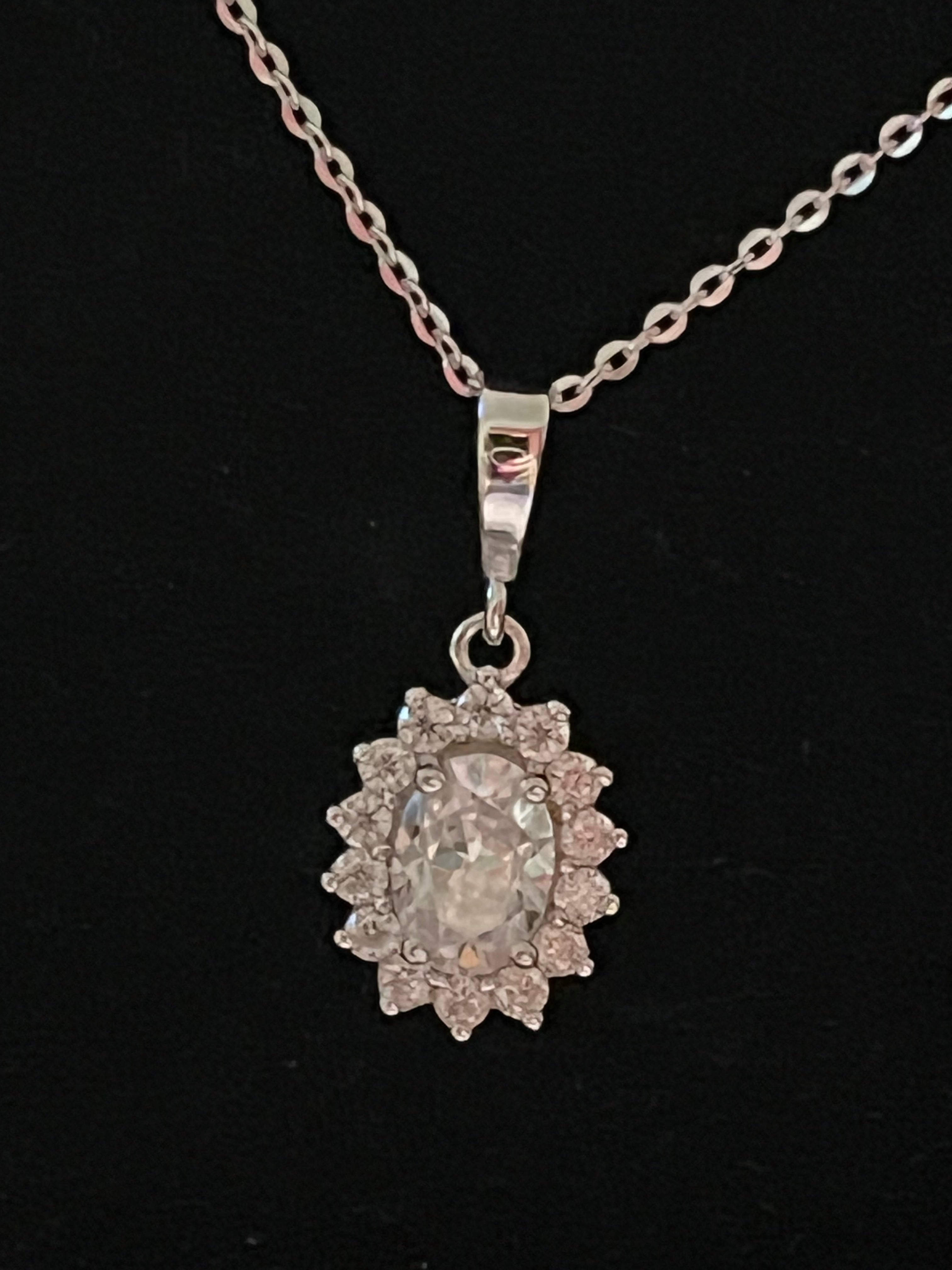 Moissanite necklace