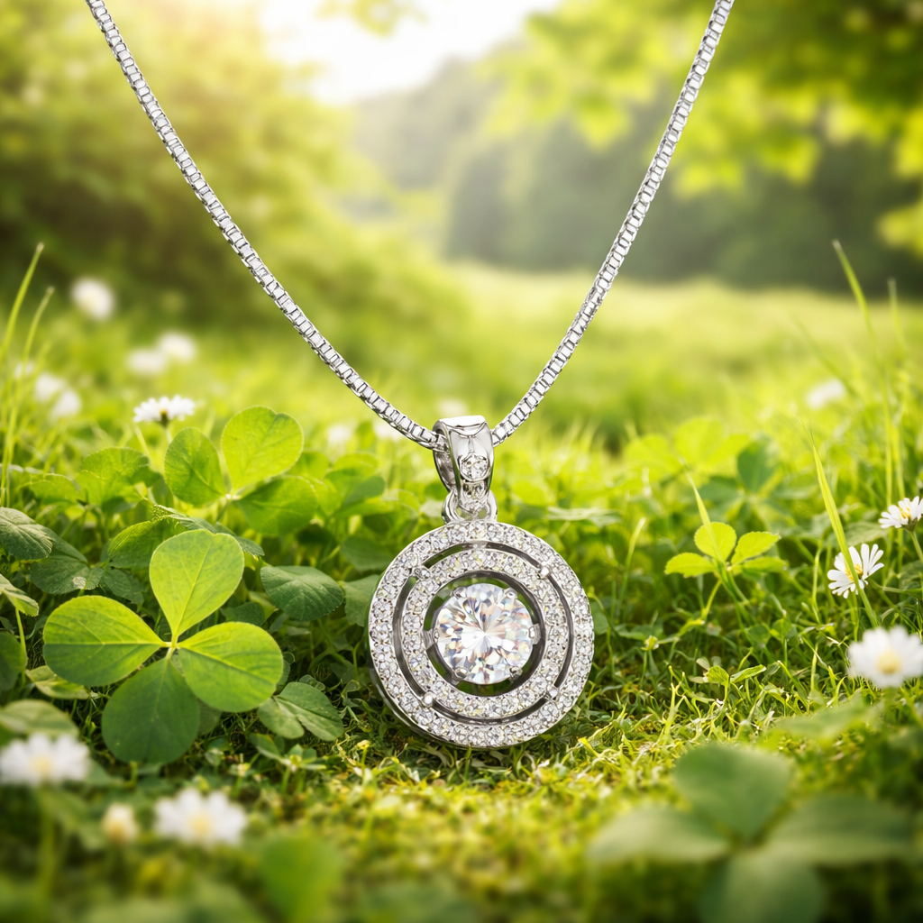 Moissanite necklace