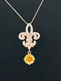 Moissanite necklace