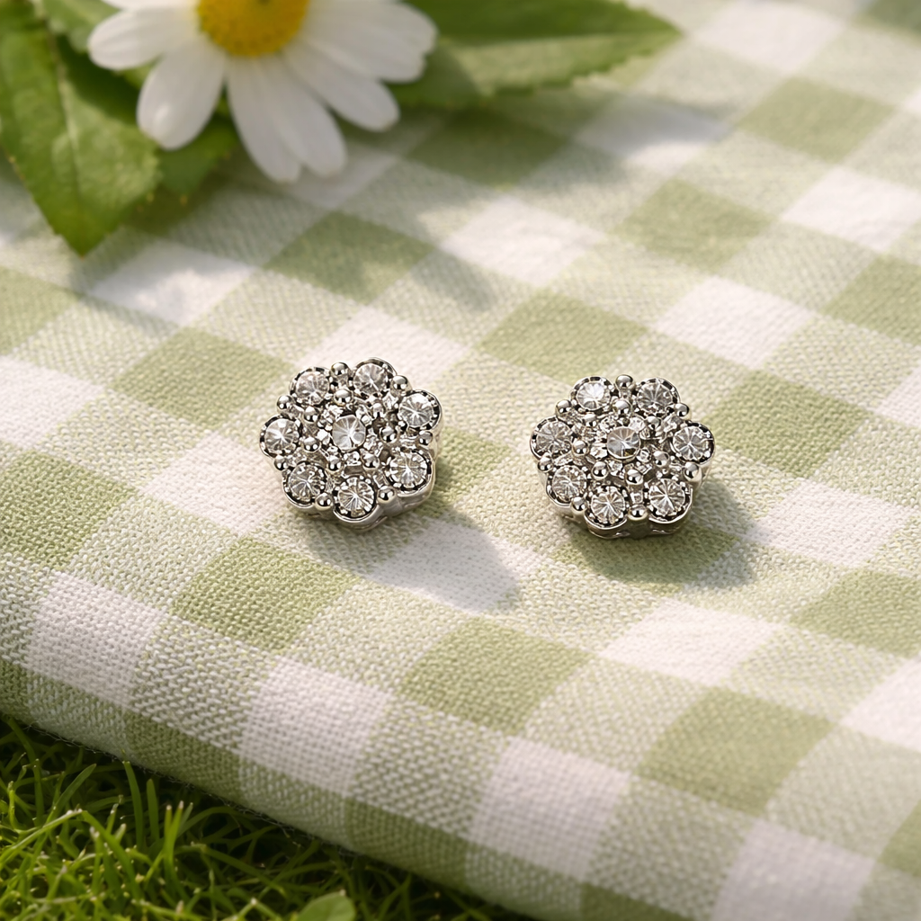 Moissanite earrings