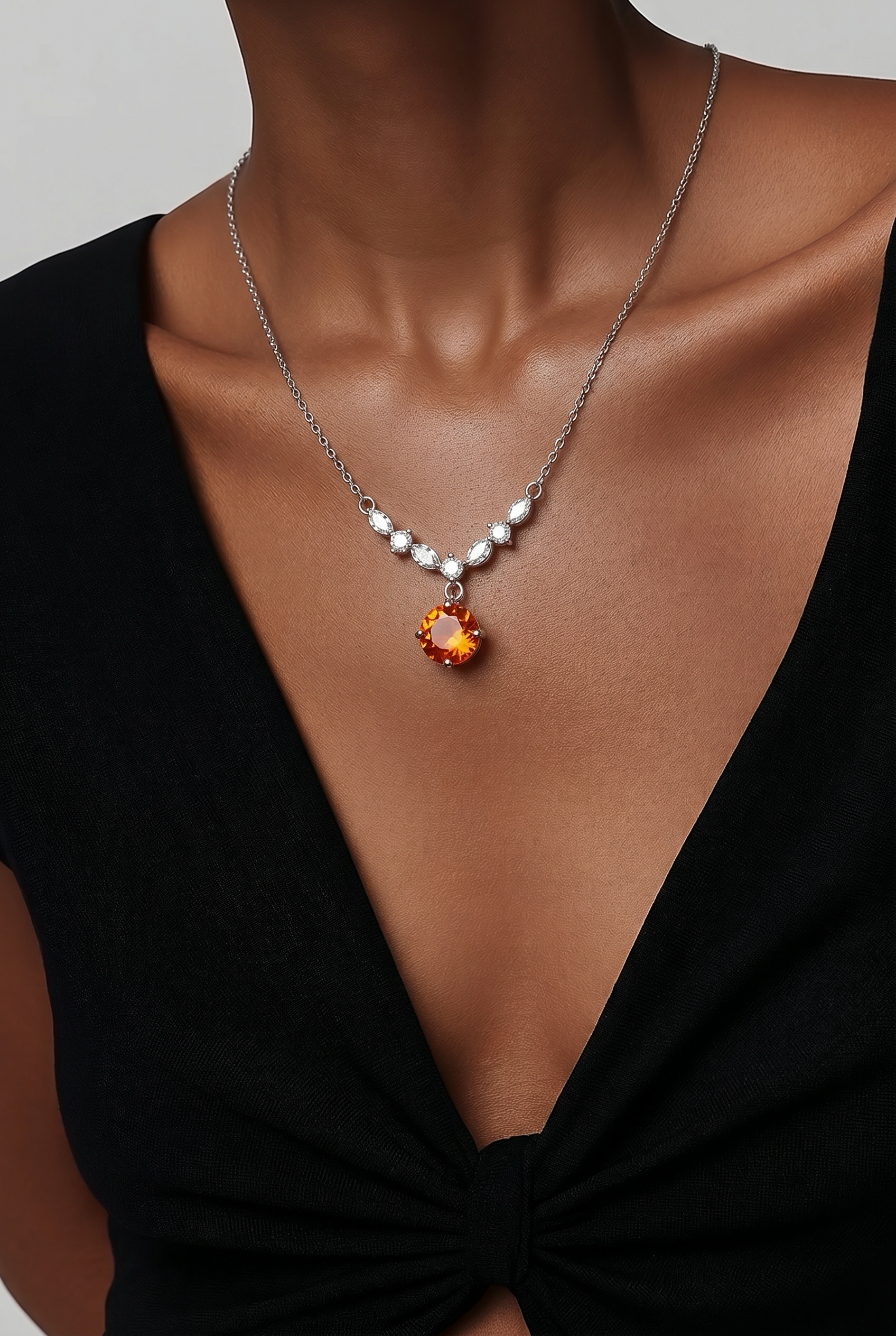 Moissanite necklace
