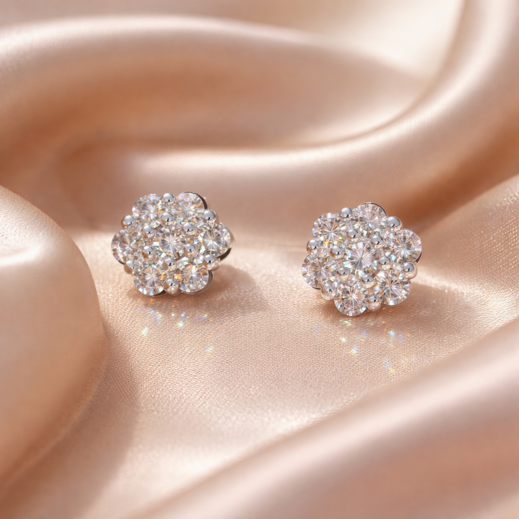 Moissanite earrings
