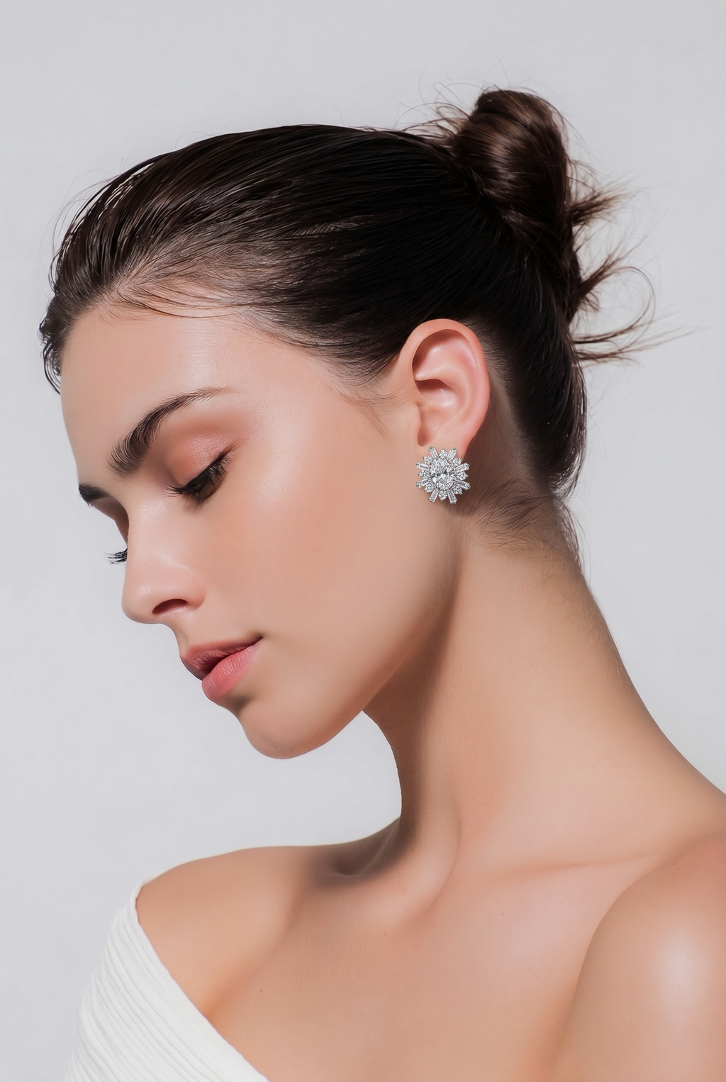 Moissanite earrings
