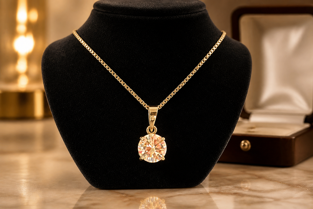 Moissanite necklace