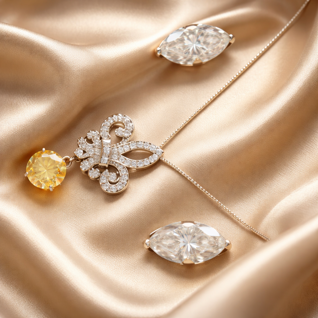 Moissanite necklace