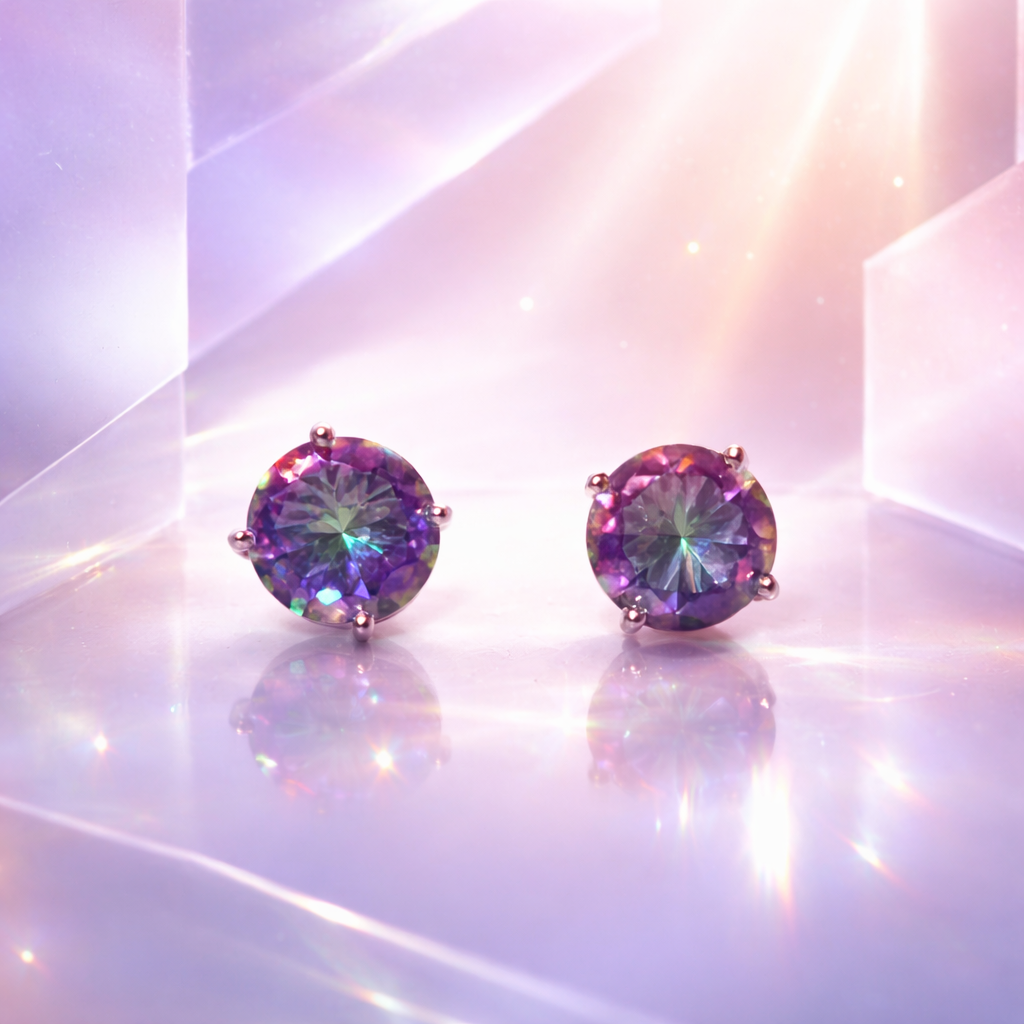 Moissanite earrings