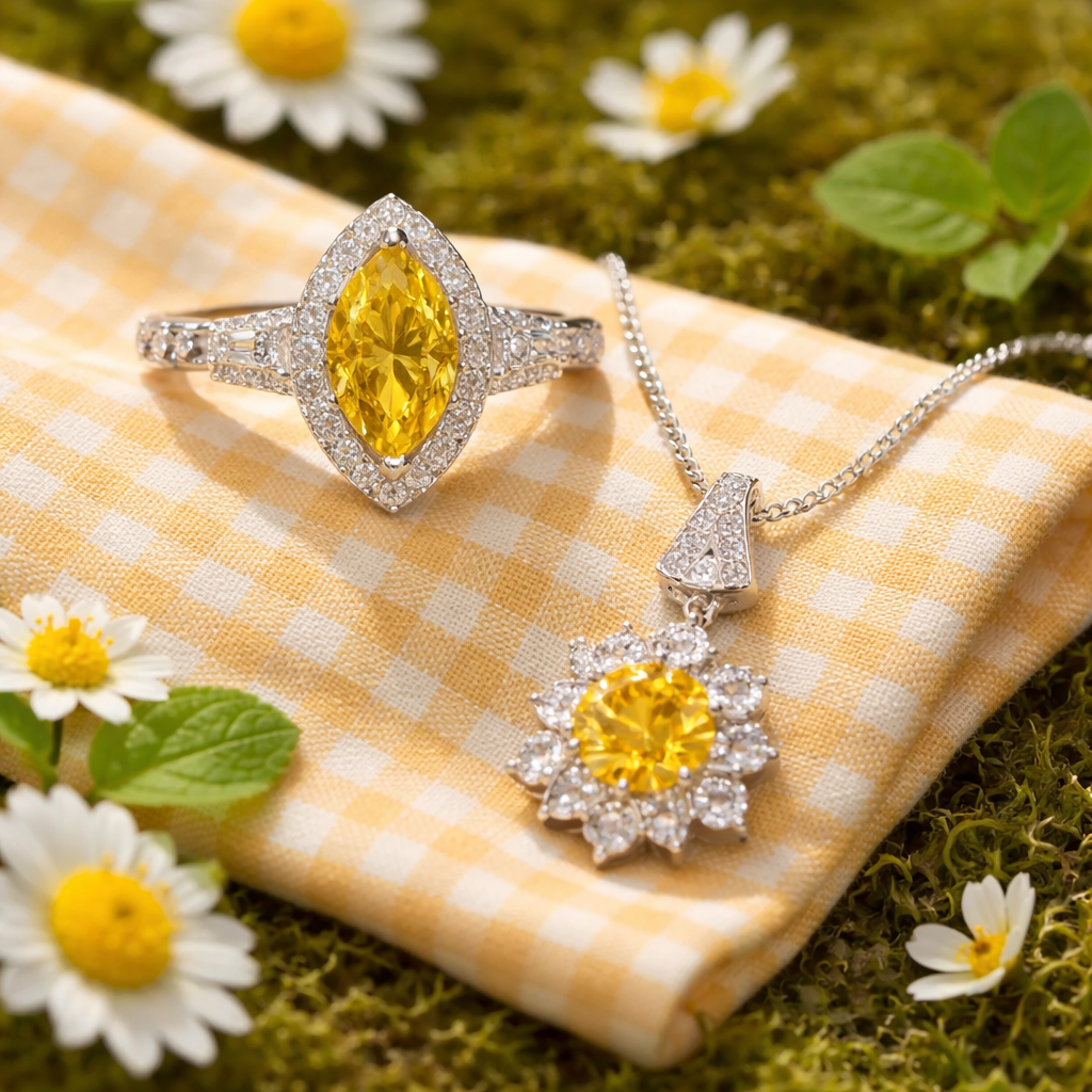 Moissanite necklace