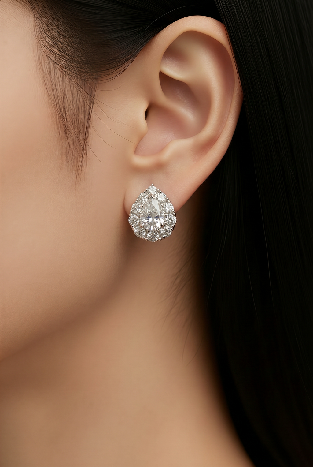 Moissanite earrings