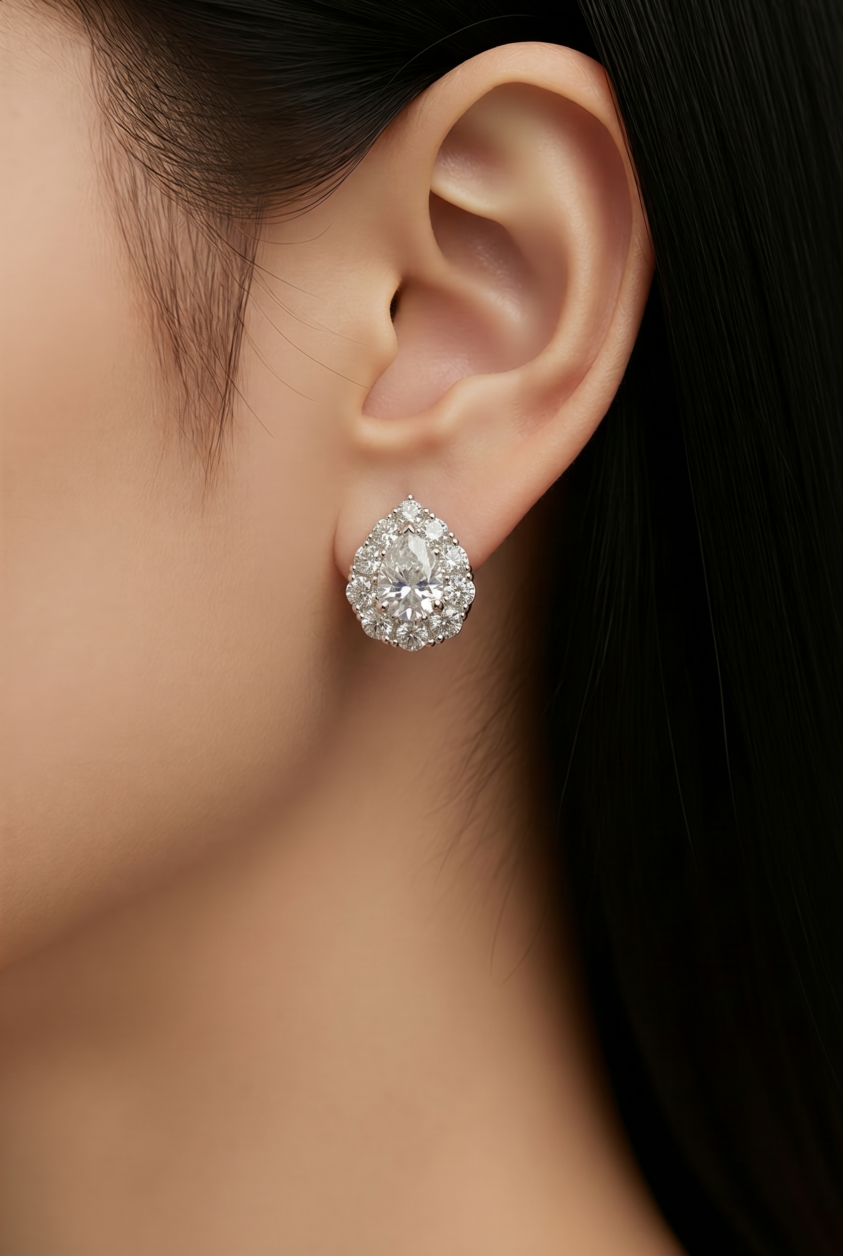 Moissanite earrings