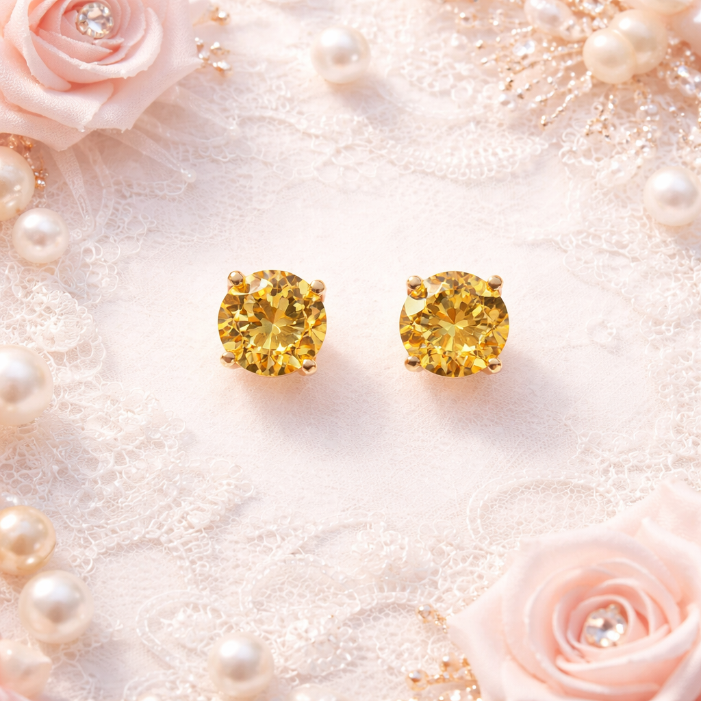 Canary Yellow earrings