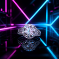 Moissanite ring