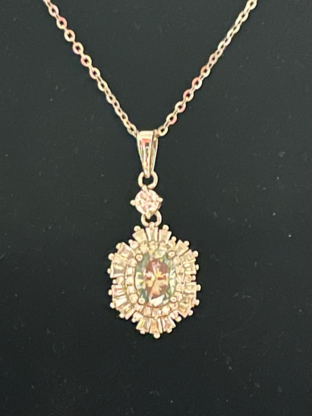 Moissanite necklace