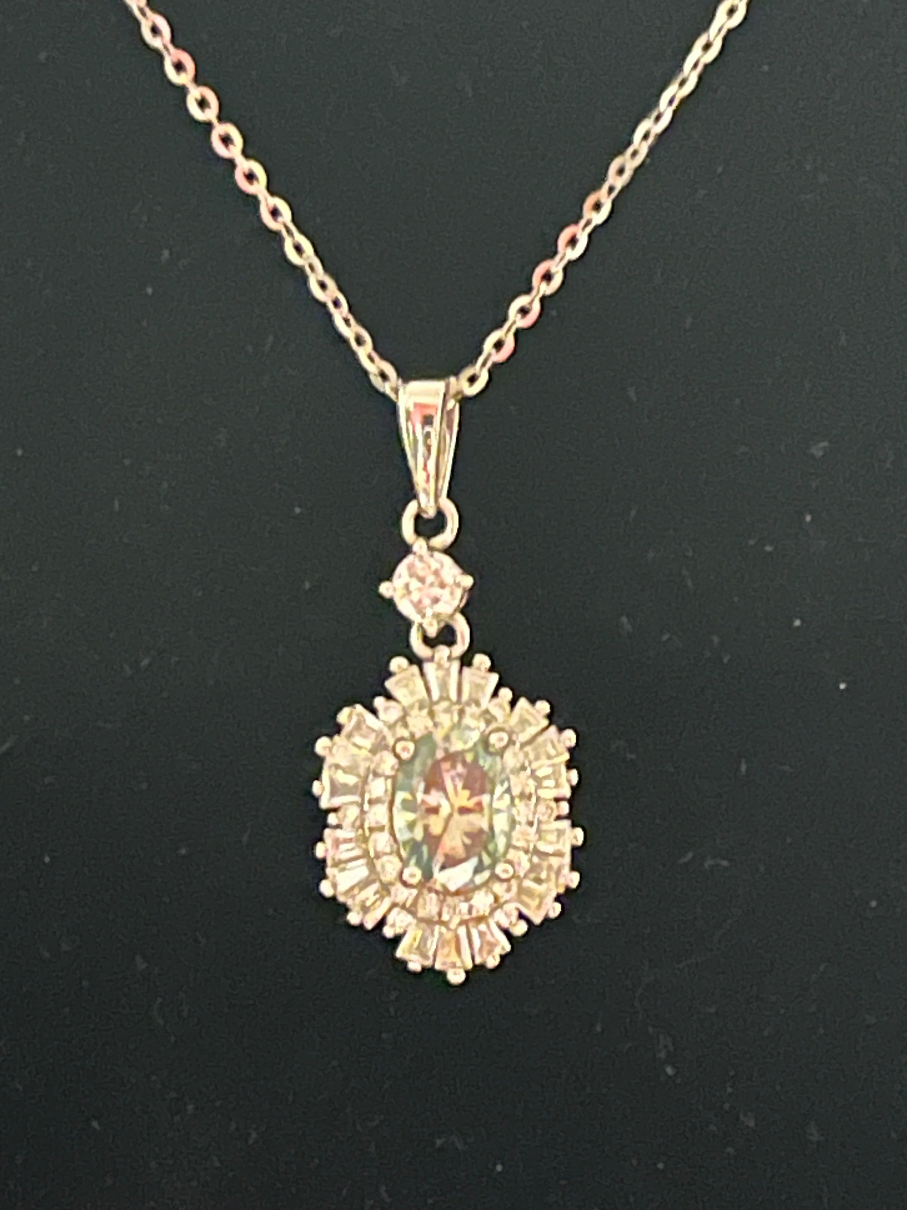 Moissanite necklace