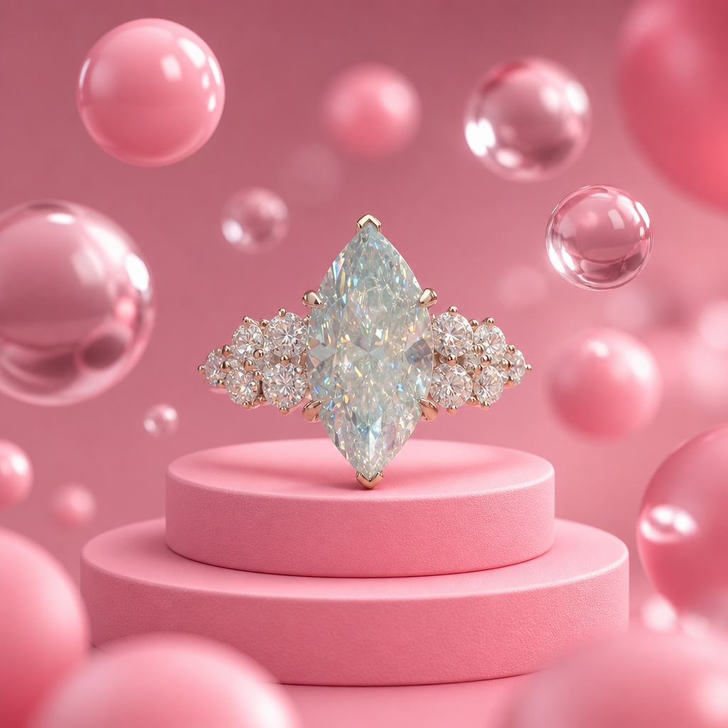 Moissanite ring
