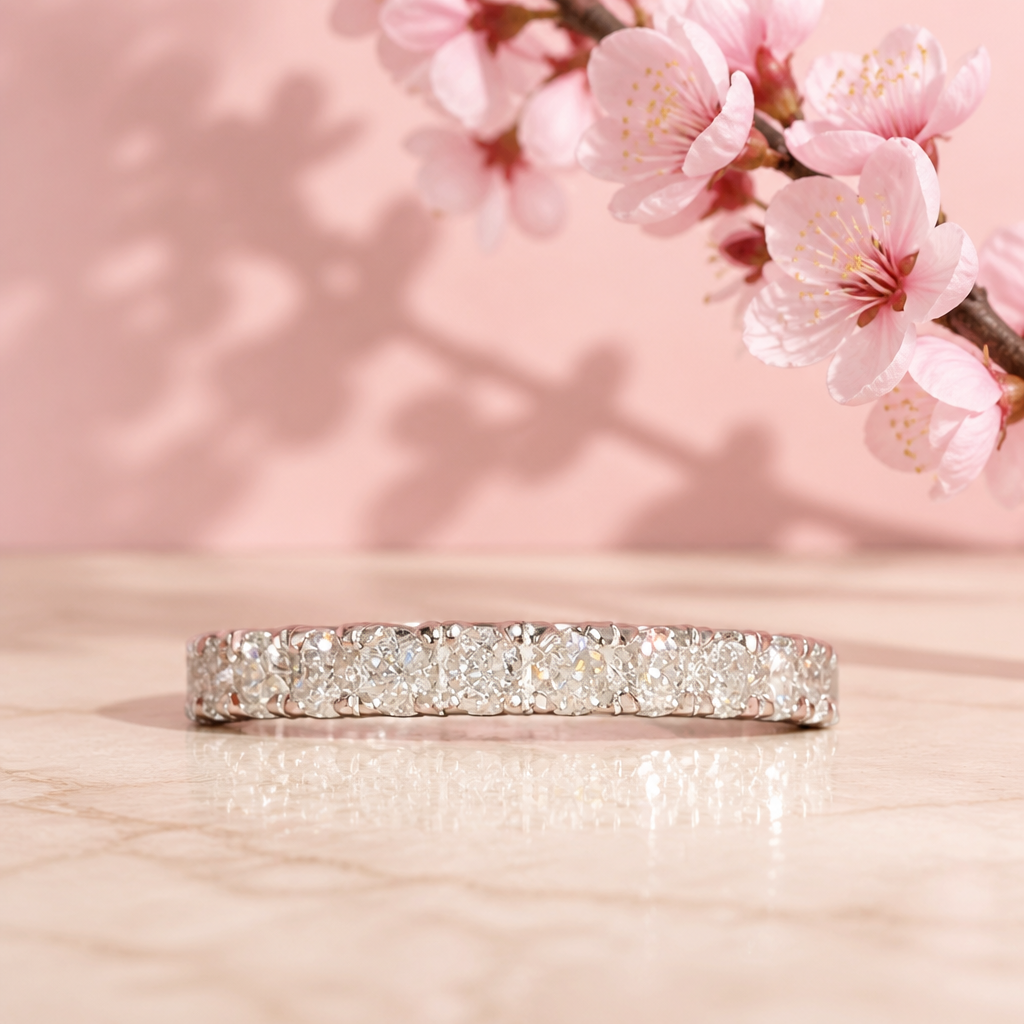 Moissanite ring