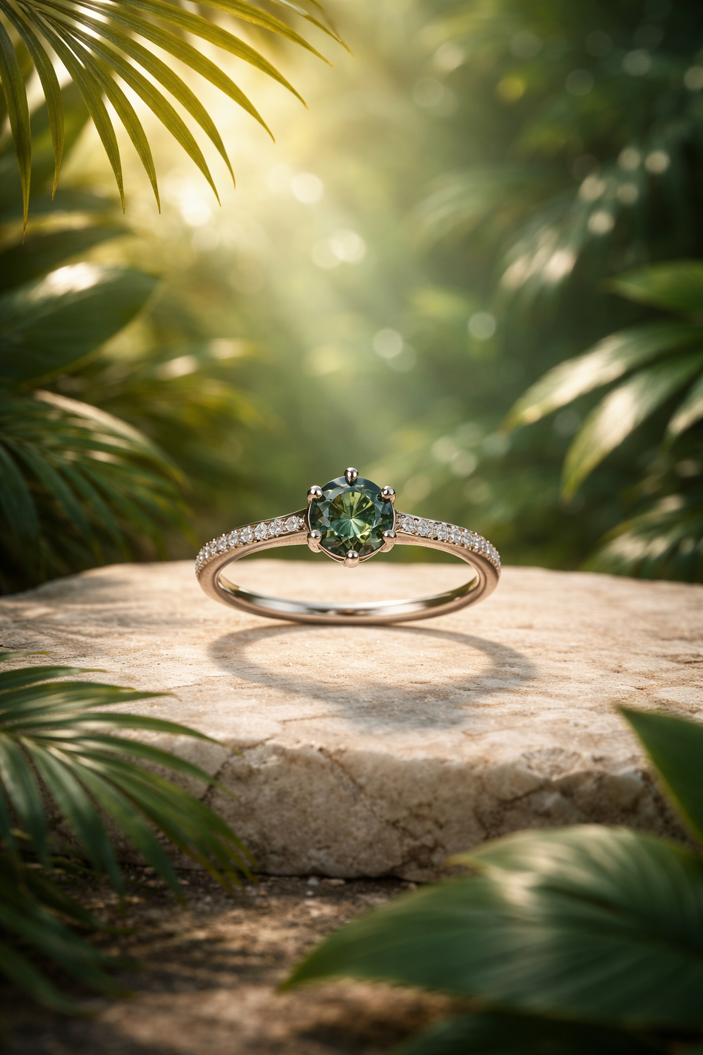 Moissanite ring