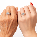 Moissanite ring