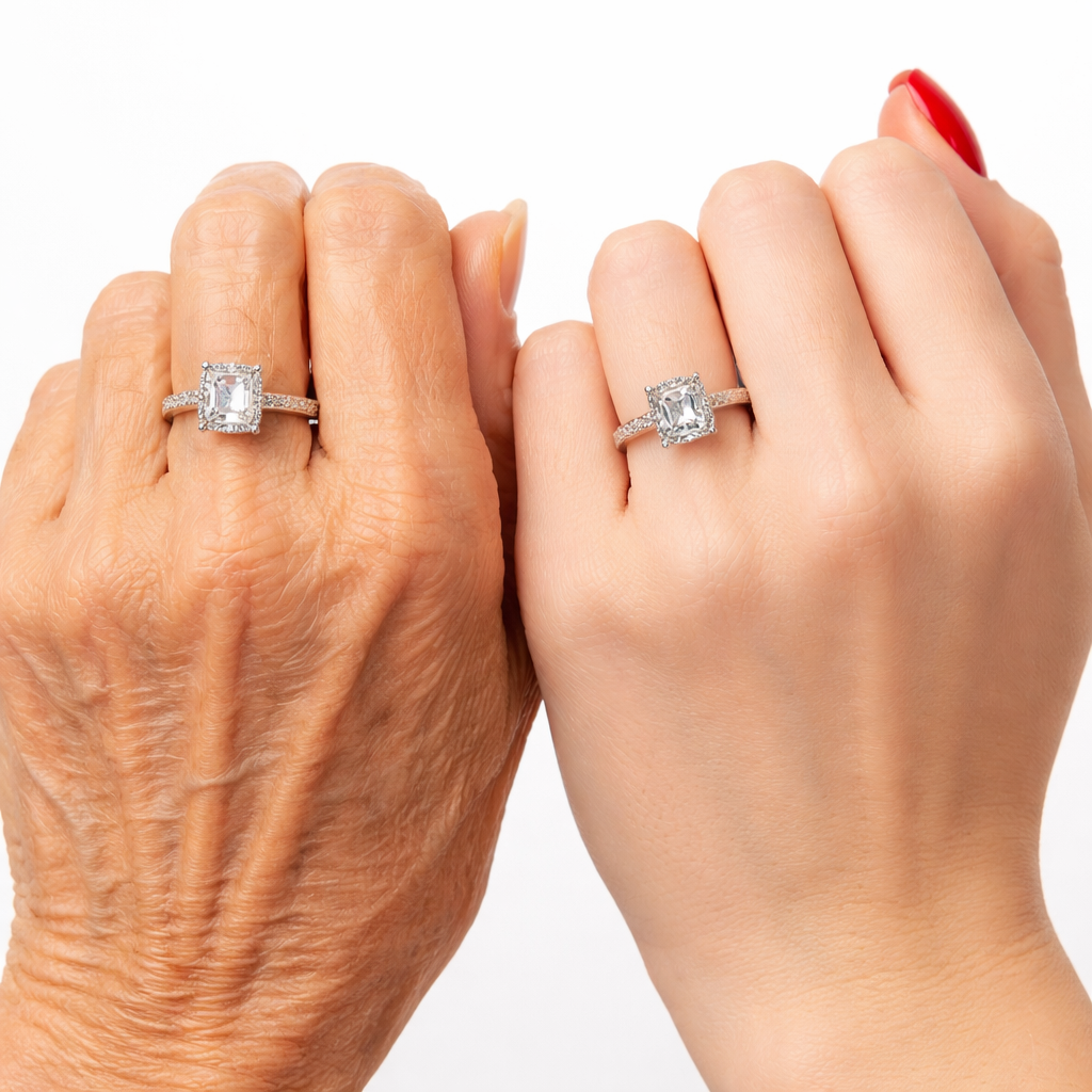 Moissanite ring