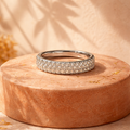 Moissanite ring