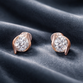 Moissanite earrings