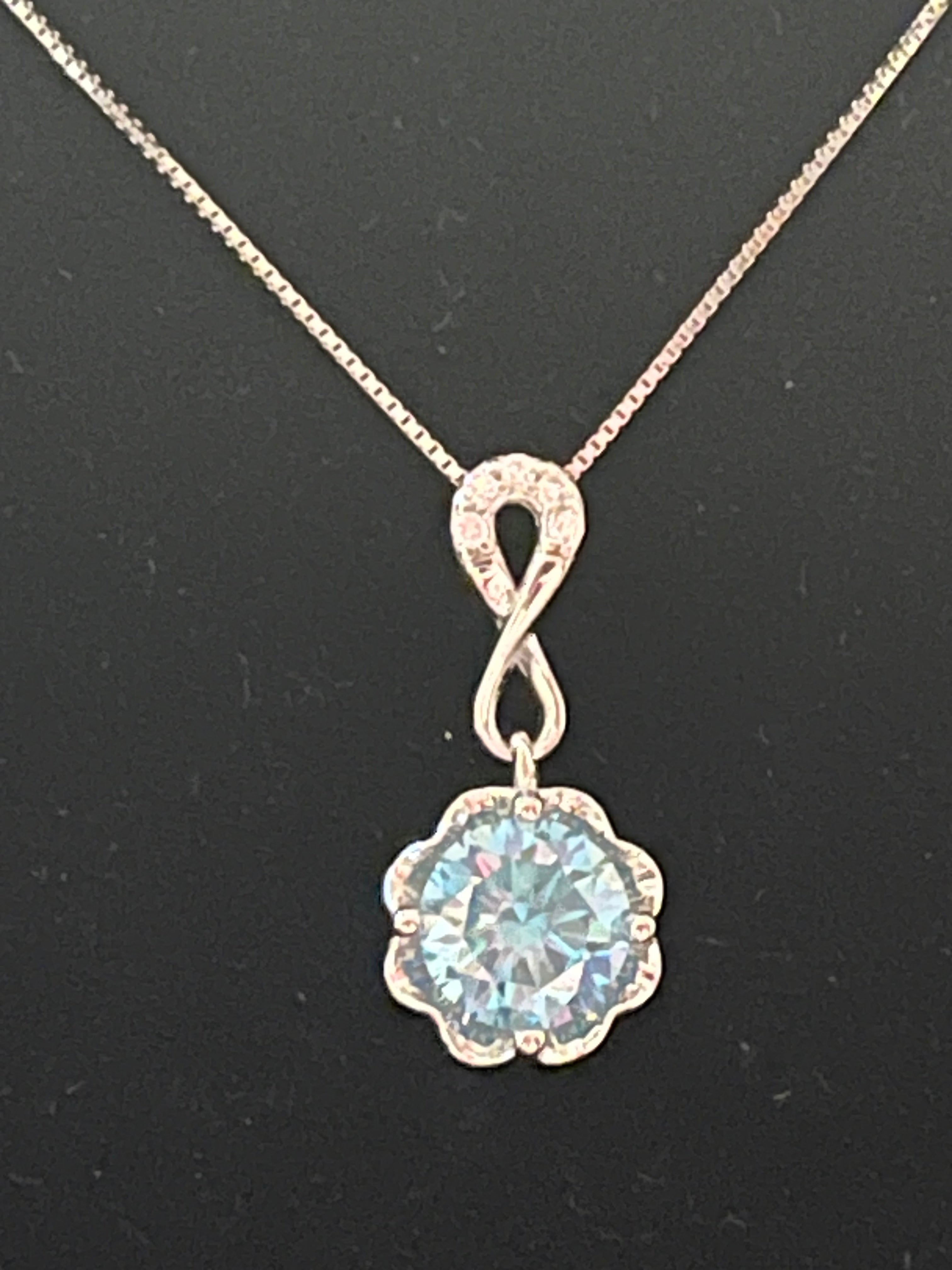 Moissanite necklace