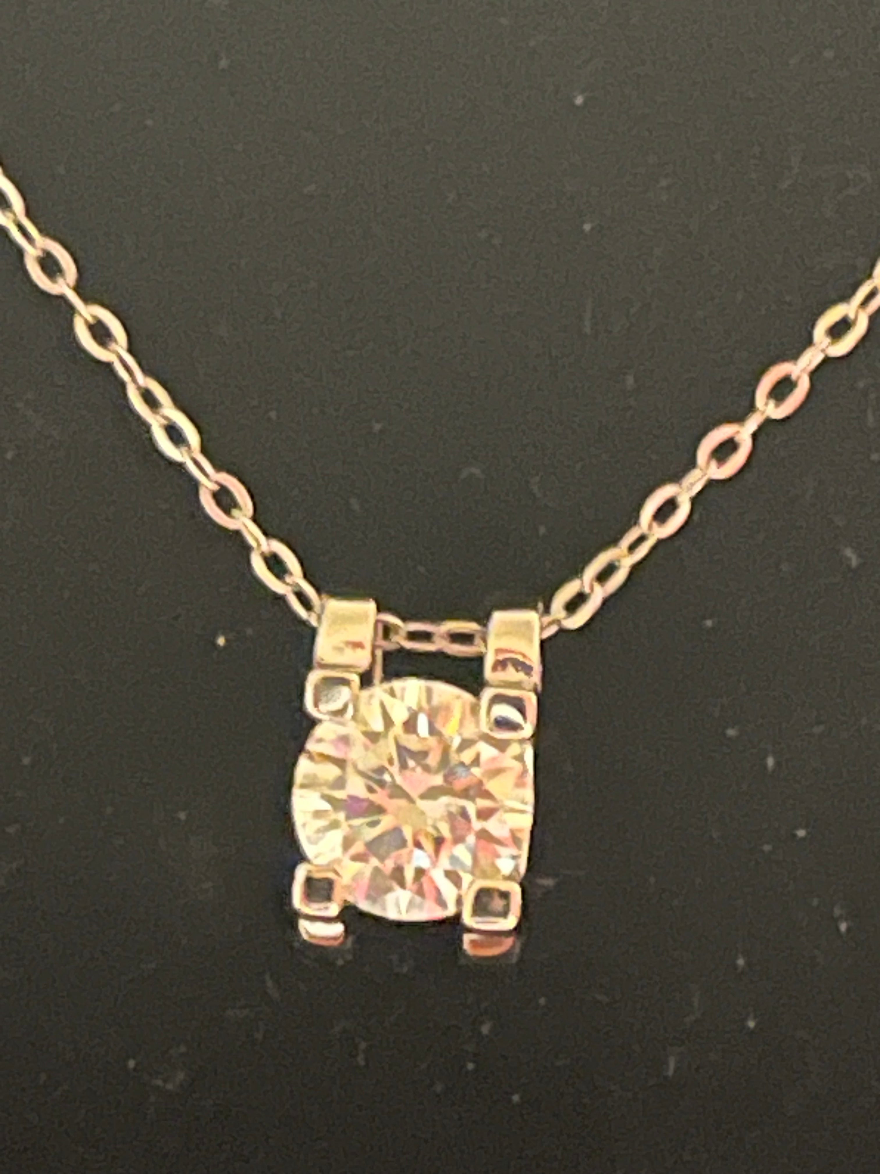 Moissanite necklace
