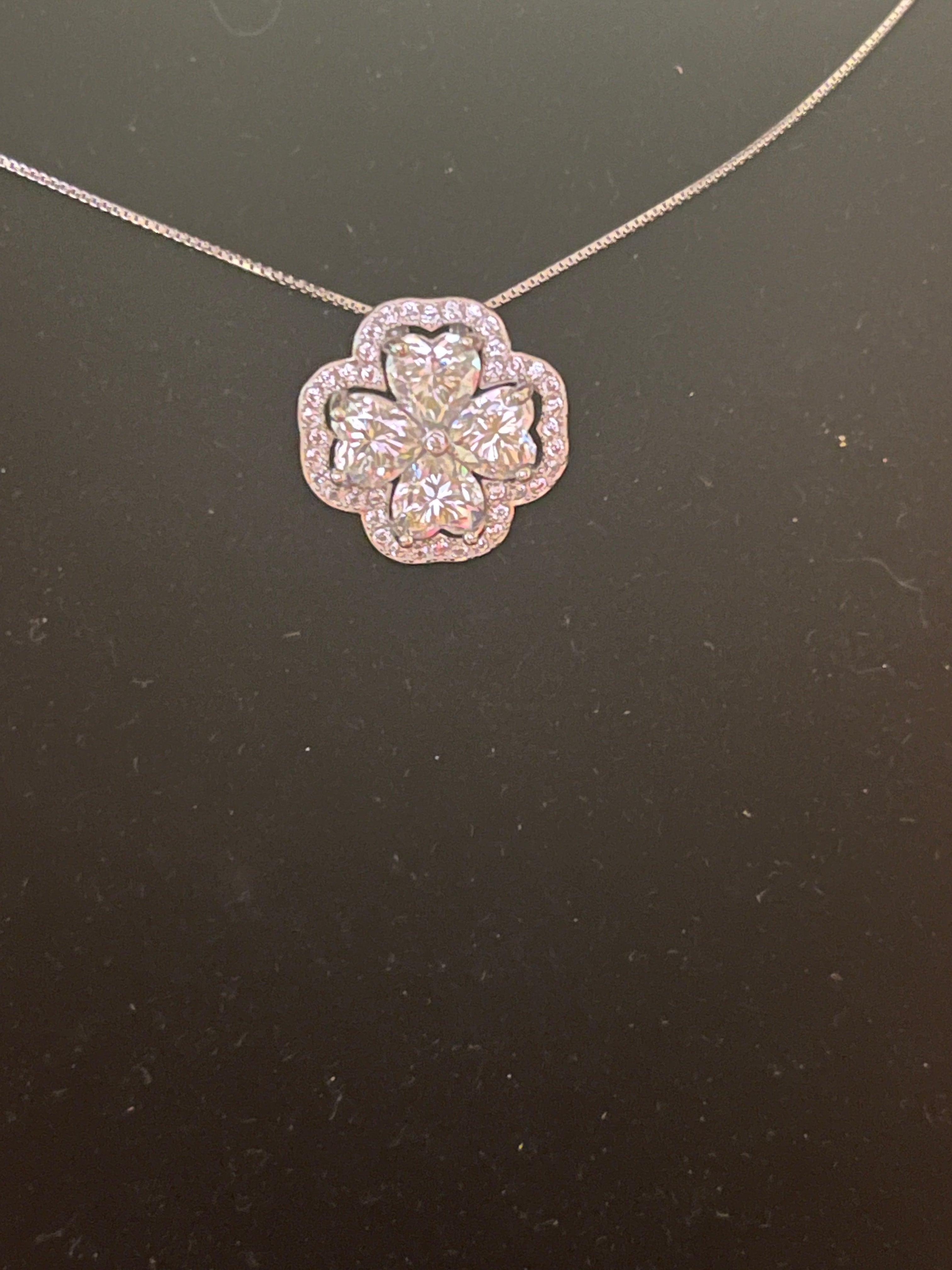 Moissanite necklace