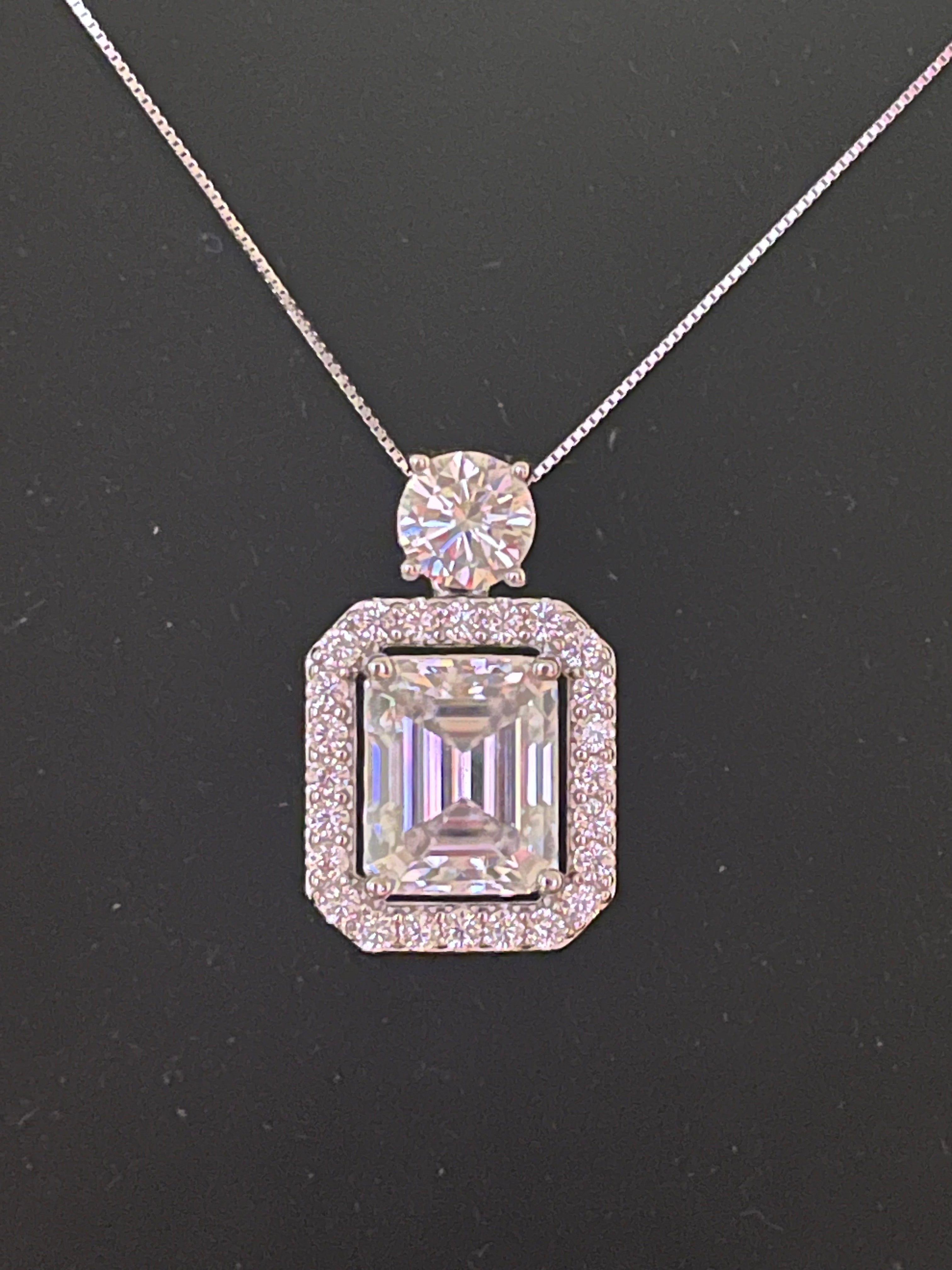 Moissanite necklace