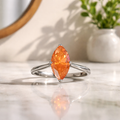 Moissanite ring