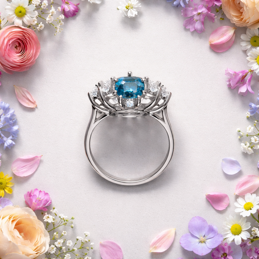 Moissanite ring