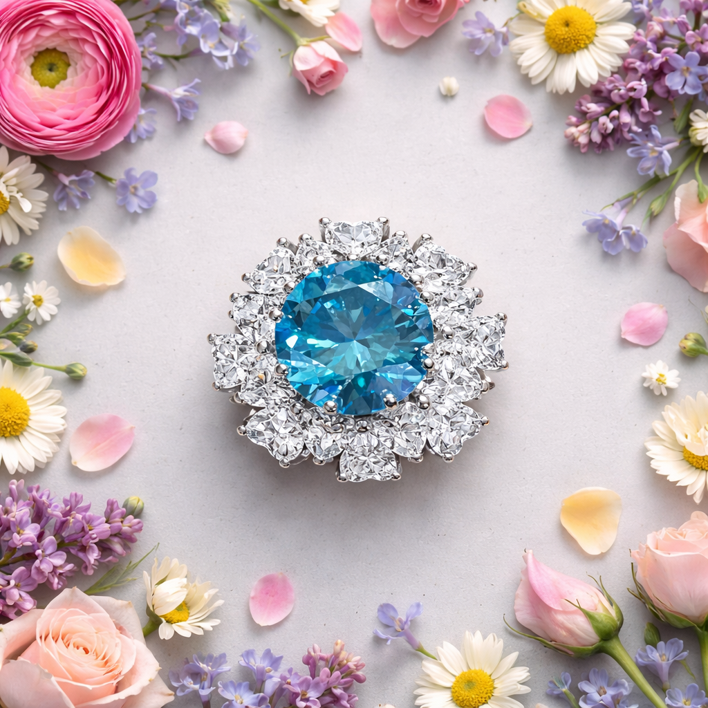 Moissanite ring